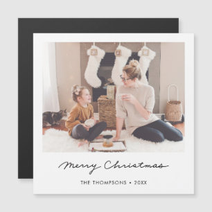 Christmas Card Photo Magnet