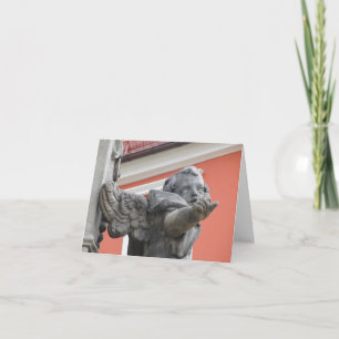 Christmas Card Religious Gothic Angels