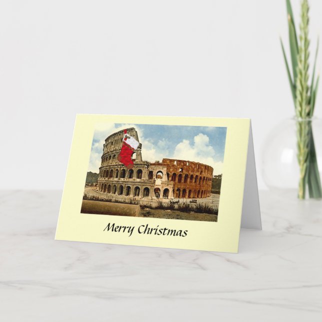 Christmas Card - Rome, The Colosseum (Front)