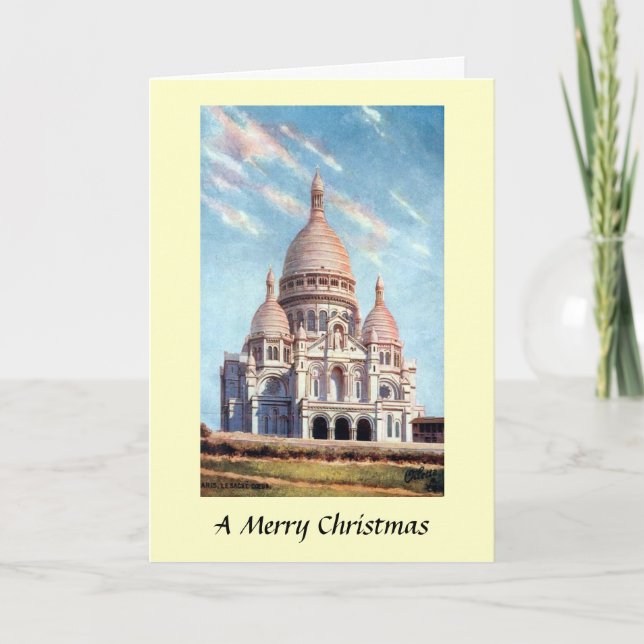 Christmas Card - Sacré-Cœur, Paris (Front)