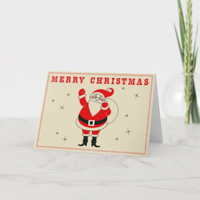 Christmas Card - Santa (Front)