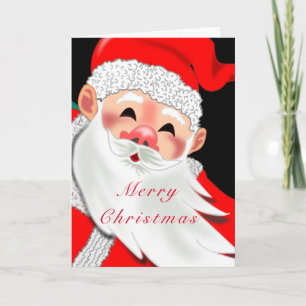 Christmas Card Santa Claus - Your Text - Colours