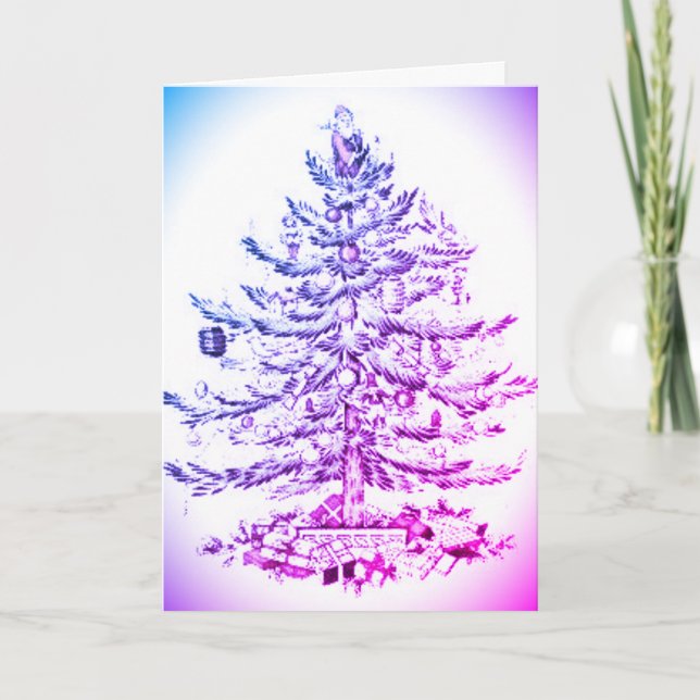 CHRISTMAS CARD SEASONAL GREETINGS ART AND DESIGN (Front)