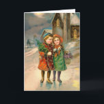 Christmas Card Seasons Greetings<br><div class="desc">Seasons Greetings. Christmas cards for children or anyone young at heart. Perfect cards for your parents or grandparents. They just may remember these times fondly.</div>