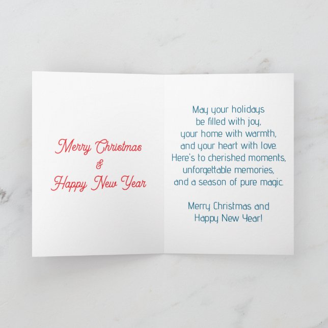 Christmas card showcasing Magic of Christmas (Inside)
