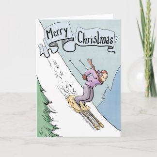Christmas Card Skiing on guitars.