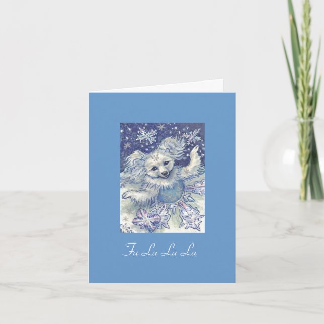 Christmas card Snowflake Dancer (Front)