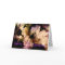 Christmas card softly coloured tree decorations