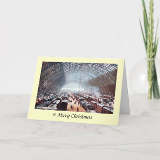 Christmas Card - St Pancras Station, London
