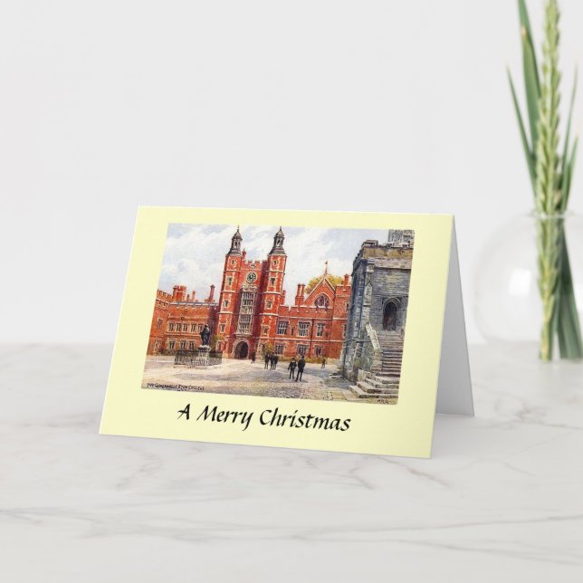 Christmas Card - The Quadrangle, Eton College (Front)