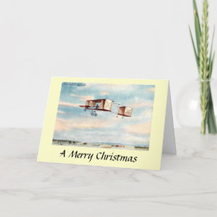Christmas Card - The Voisin Biplane