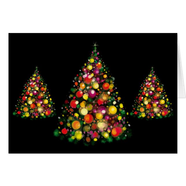 Christmas Card-Trees (Front Horizontal)