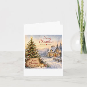 christmas card unique and traditional