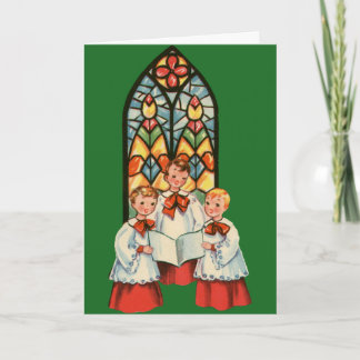 Christmas Card: Vintage Choir Holiday Card