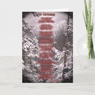 Christmas Card w/ Poem