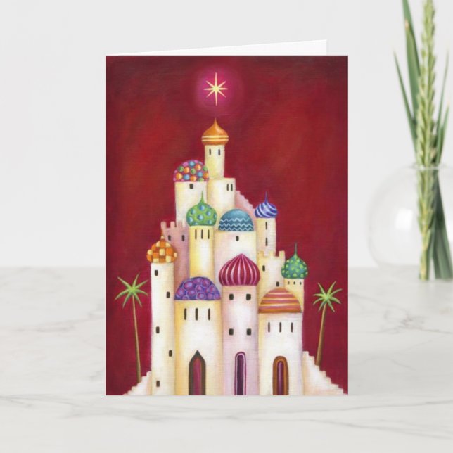 Christmas Card - Whimsical Bethlehem Star (Front)