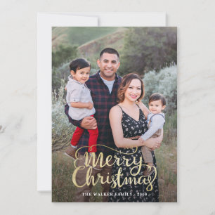 Christmas Card with hand lettering