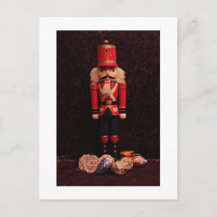 Christmas card with nutcracker