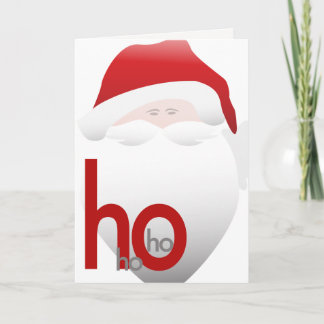 Christmas card with Santa