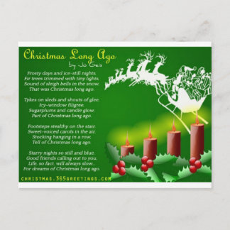 Christmas Card With Short Christmas Poem