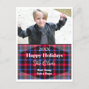 Christmas Card with Tartan Postcard - HAMbWG