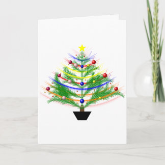 Christmas Card with Tree