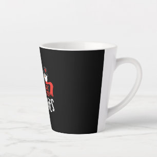 Christmas cardiac sonographer design latte mug