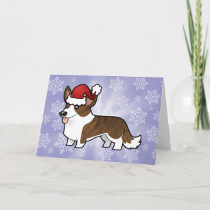 Christmas Cardigan Welsh Corgi Holiday Card