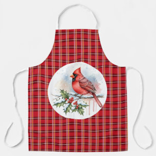 Christmas Cardinal Apron