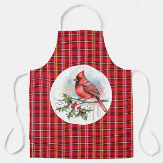 Christmas Cardinal Apron