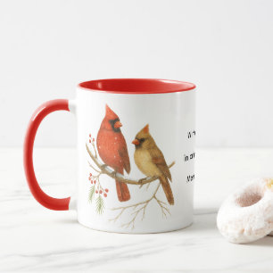 Christmas Cardinal Birds Holiday Wildlife Mug