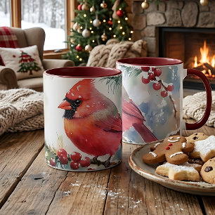 Christmas Cardinal Mug