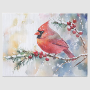 Christmas Cardinal Tissue Paper