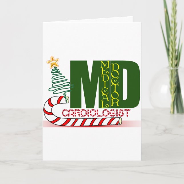 CHRISTMAS CARDIOLOGIST HOLIDAY CARD (Front)