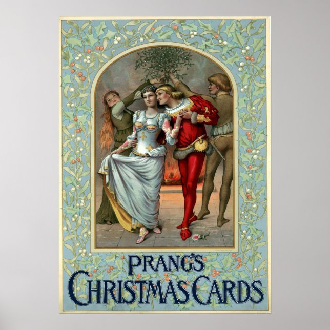 Christmas cards by Louis Prang Poster (Front)
