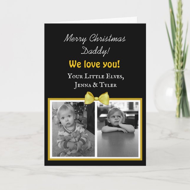 Christmas Cards for Daddy (Front)