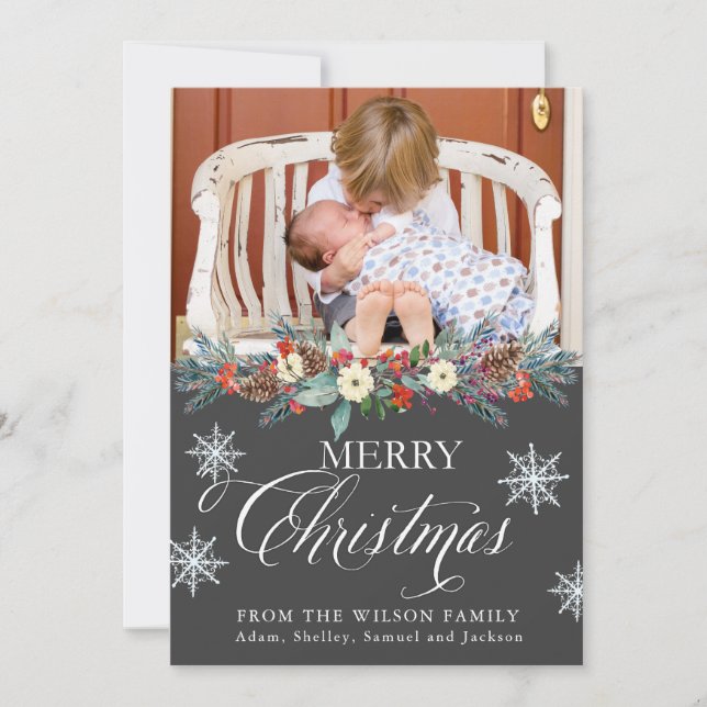 Christmas Cards | Merry Christmas in Script (Front)