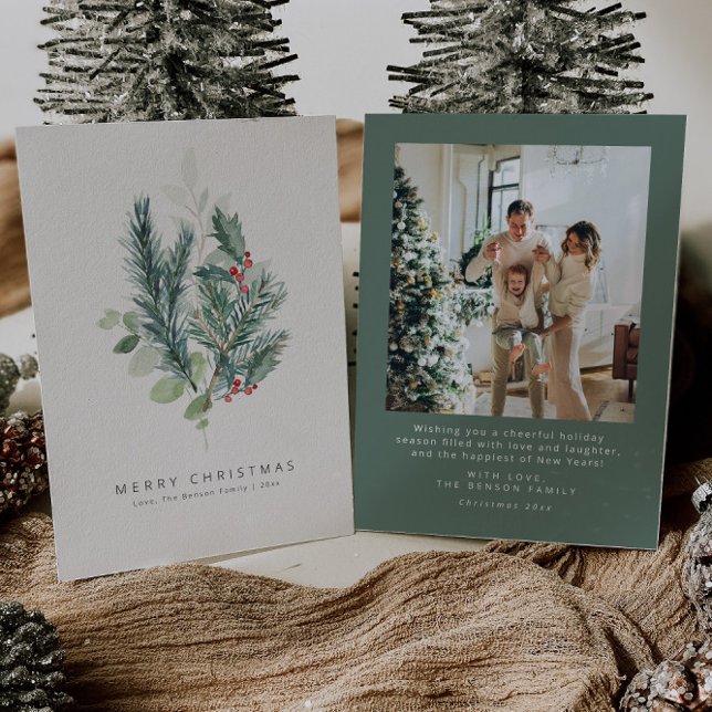 Christmas Cards | Minimalist Photo Holiday Cards (Creator Uploaded)