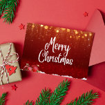 christmas cards - Modern Merry Christmas Greeting<br><div class="desc">Spread holiday cheer with a modern Merry Christmas greeting card. Shop our collection and find the perfect card to send to your loved ones this holiday season.


This postcard is available in foil and is a fun and festive way to send out your Christmas cards!</div>