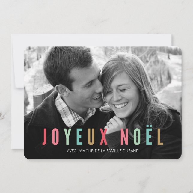 Christmas cards photo | Happy Christmas (Front)