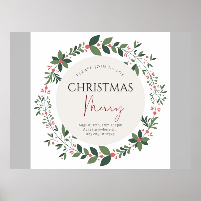 christmas cards poster (Front)