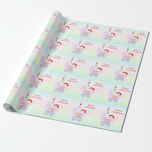 Christmas Carol Baby Wrapping Paper