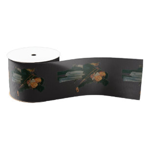 Christmas Carol "Bob Cratchit and Tiny Tim Grosgrain Ribbon