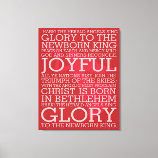 Christmas Carol Canvas Hark the Herald