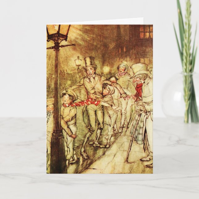 CHRISTMAS CAROL CHRISTMAS CARD (Front)