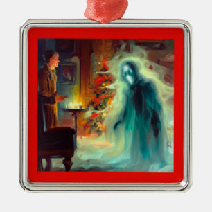 Christmas Carol Ghost of Christmas Future Metal Tree Decoration