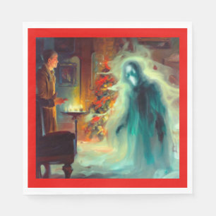 Christmas Carol Ghost of Christmas Future Napkin