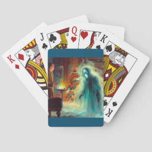Christmas Carol Ghost of Christmas Future Playing Cards