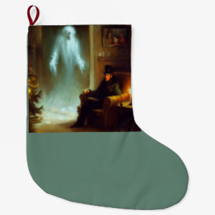 Christmas Carol Ghost of Christmas Past Large Christmas Stocking