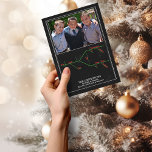 Christmas Carol Grammar Diagram Holiday Photo<br><div class="desc">Christmas Carol Grammar Diagram Holiday Photo Card All of your friends will be impressed that you know how to diagram sentences! You don't even have to give us the credit! ;-) Festive text on a faux chalkboard background. Easy to customise with text, fonts, and colours. Created by Zazzle pro designer...</div>